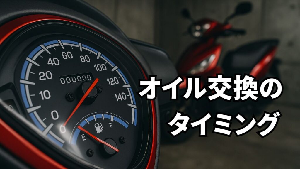 オイル交換のタイミング(走行距離・サイクル)