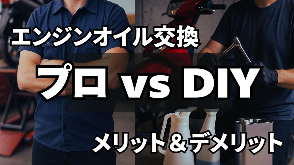エンジンオイル交換DIY